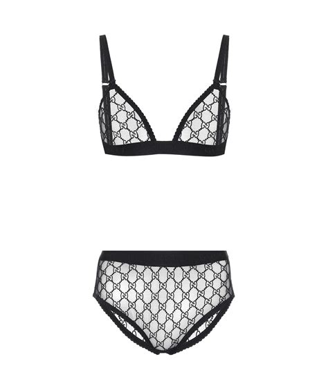 gucci bra and panty sets|gucci tulle bodysuit.